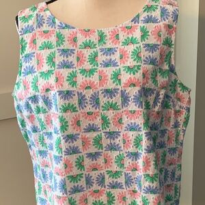 Talbots sleeveless classy look blouse